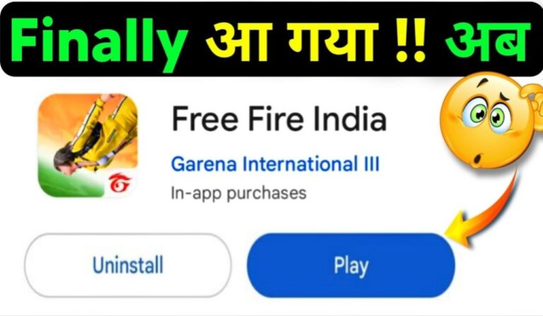 Free Fire India Launch Date