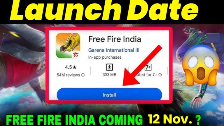 Free Fire India Launch Date