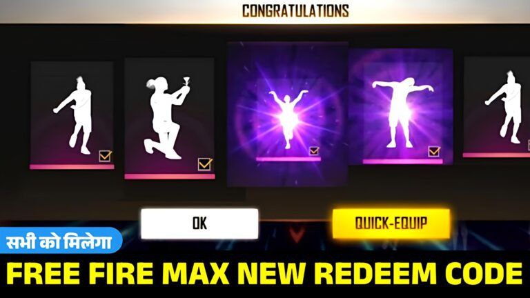 Garena Free Fire Max Redeem Code