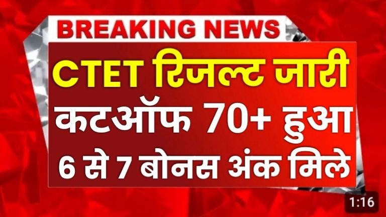 CTET Result 2024