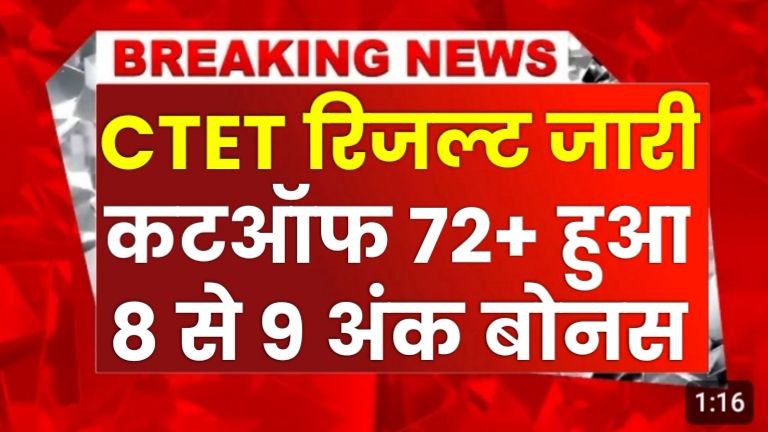 Ctet Result 2024