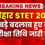 Bihar Stet Notification 2025: