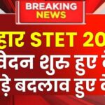 Bihar Stet Notification 2025