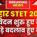 Bihar Stet Notification 2025